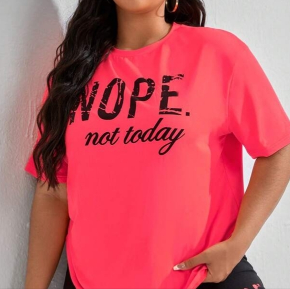 SHEIN Tops - Bright Coral T-shirt